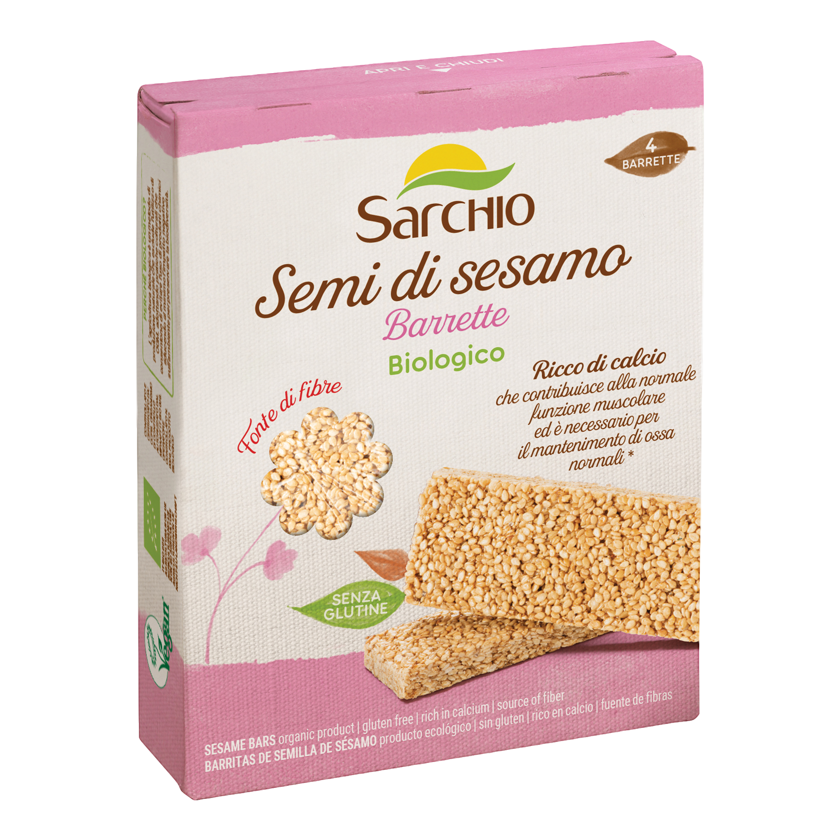 BARRETTE SEMI DI SESAMO 4X20G