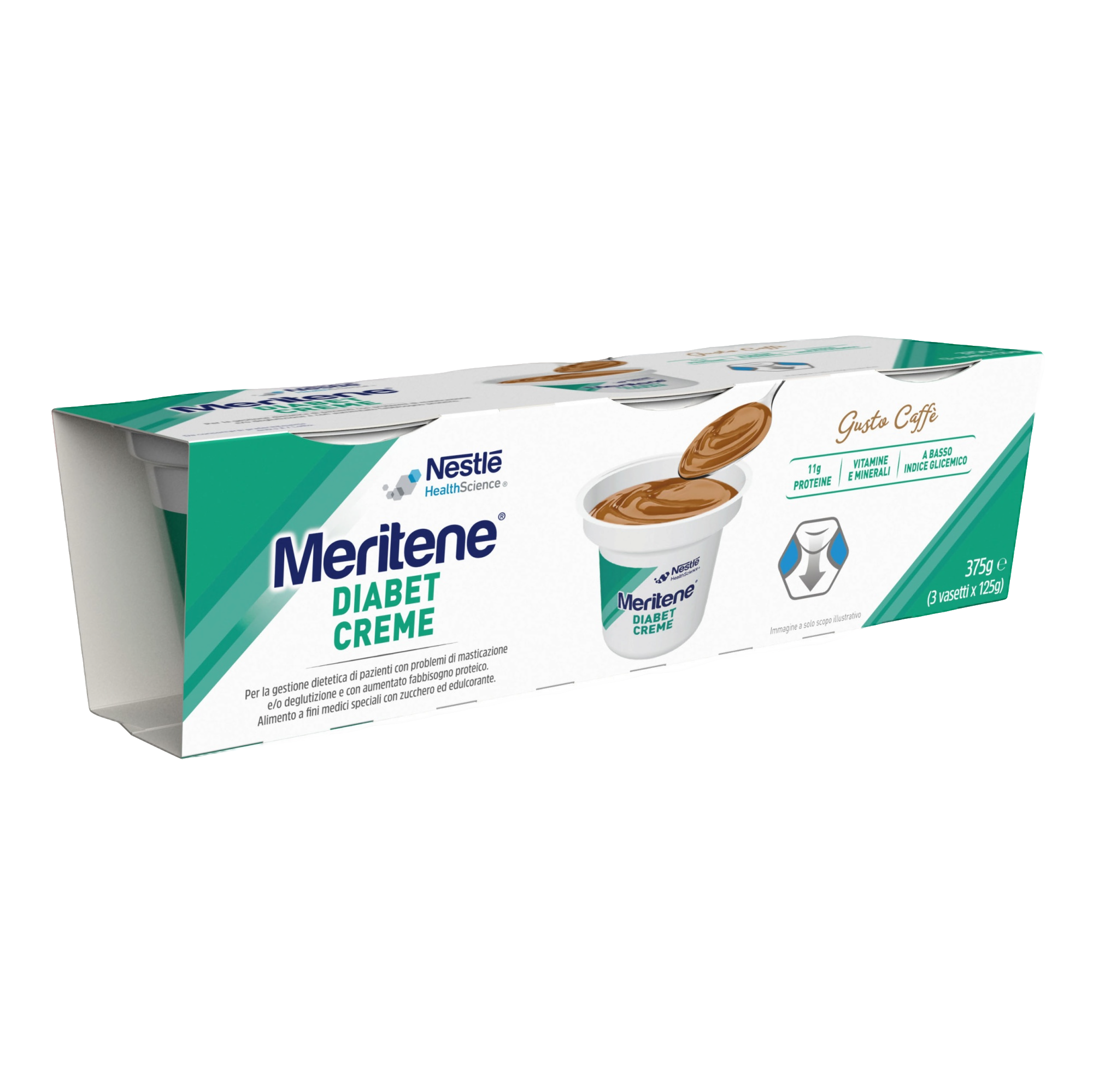 MERITENE DIABET CR CAFFE3X125G