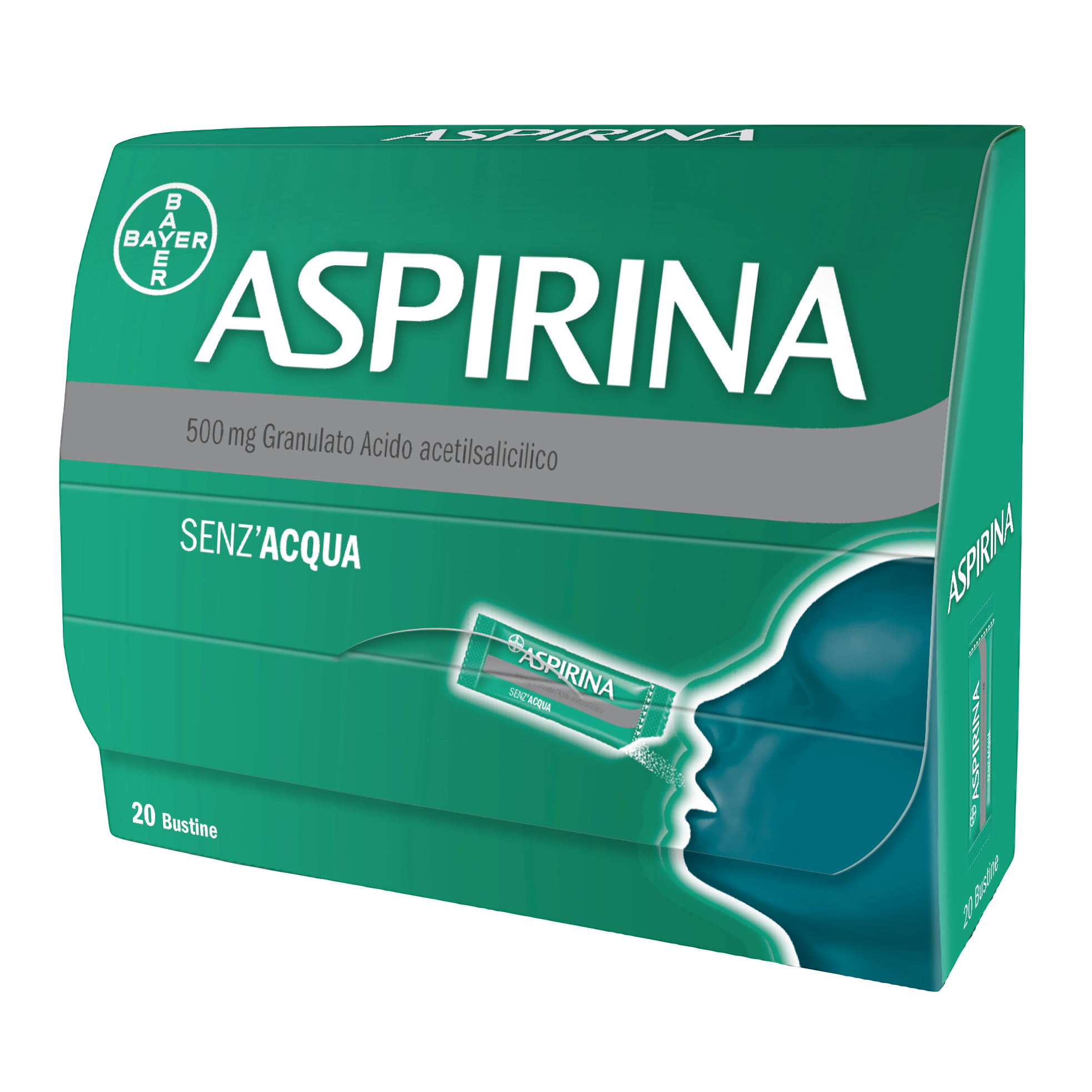 ASPIRINA*OS GRAT 20BUST 500MG