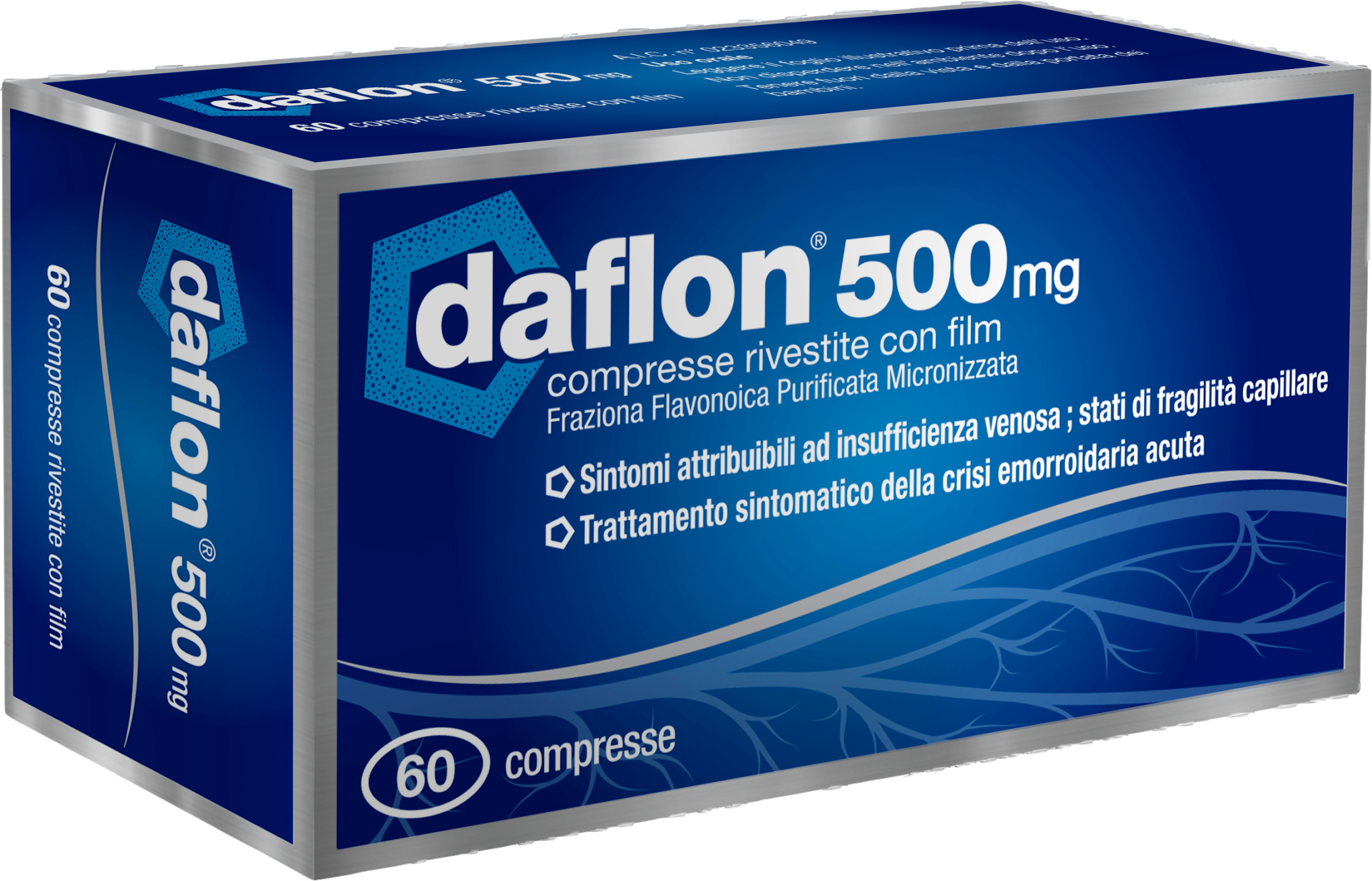 DAFLON*60CPR RIV 500MG